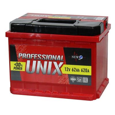 Аккумулятор 6-ст 62 ПП Unix Professional new