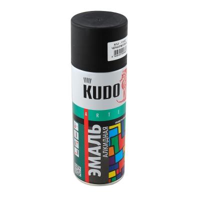 Краска KUDO черная-матовая 520мл аэрозоль KU-5232.5 (KU-1102)